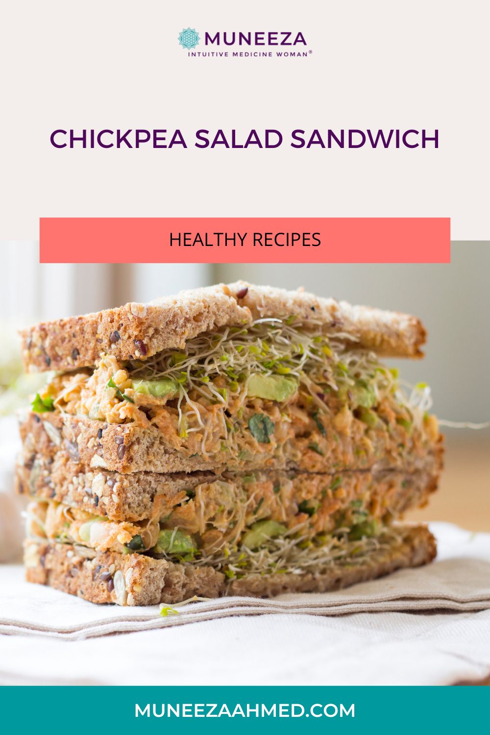 Chickpea Salad Sandwich | Muneeza Ahmed