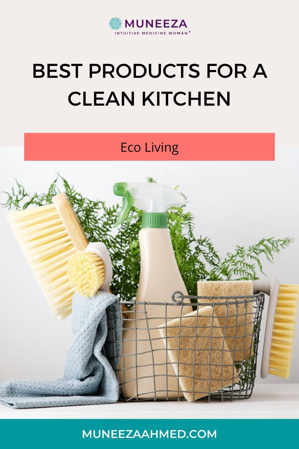 Best Products For A Clean Kitchen | Muneeza Ahmed