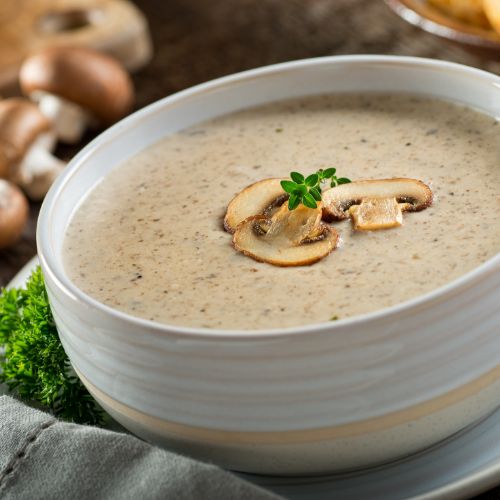 Creamy Portobello Mushroom Soup | Muneeza Ahmed