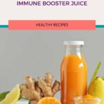 With flu season upon us, I want to give you all a simple recipe that will give your immune system the boost it needs to protect you. This immune booster juice is delicious and packed with healing foods.