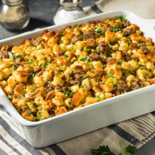 Vegan Gluten-Free Stuffing | Muneeza Ahmed