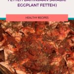 Fetteh is a dish from regions of the Arab world. Typically made with dried or stale bread and topped with different things like yogurt, meat, or other veggies. I have converted it into a healthier version.