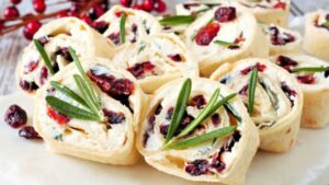 Cheesy Cranberry Pinwheels make a perfect finger food to have on hand. They are simple to prepare and make a lovely presentation. My Medical Medium® friendly version will have people coming back for seconds.