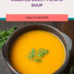The best soups are comforting, satiating, and healing. This roasted sweet potato soup is no exception.