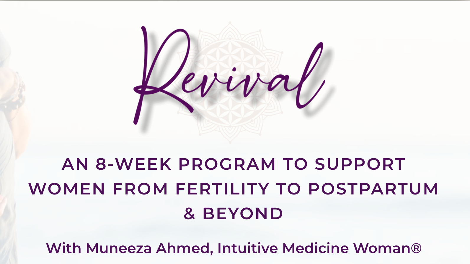 Muneeza Ahmed Birth Blog Revival Banner