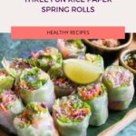 Rice Paper spring rolls are such a fun summer recipe! They are light and offer a fun, creative way to get veggies into your kids and family members.