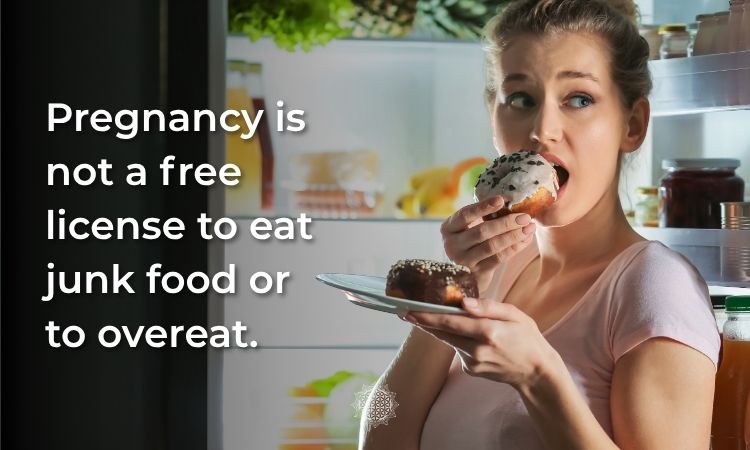 Pregnancy Myths: You are not eating for two