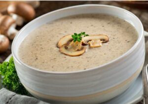 creamy portobello soup