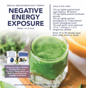 Medical medium negative energy exposure shot screen shot