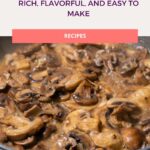 Vegan mushroom gravy: rich, flavorful, and easy to make pinterest pin