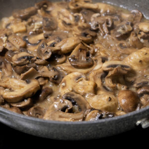 creamy mushroom gravy