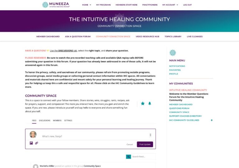 Intuitive Healing Community 2026