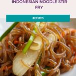 Plant-based Mie Goreng Indonesian Noodle Stir Fry pinterest pin