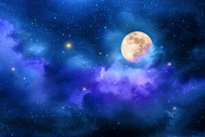 Picture of a full moon