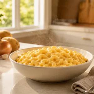 Mac and Cheese with potato cheese sauce