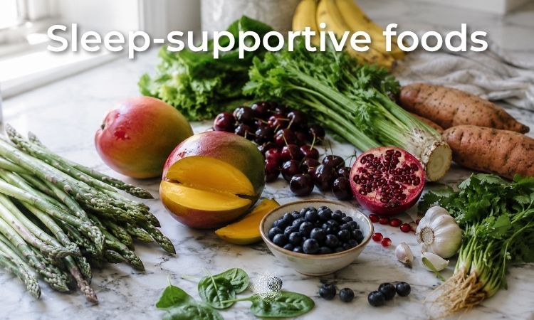 Deep Sleep while Traveling supporting foods